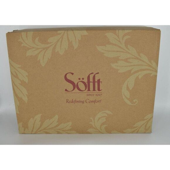 Sofft Womens Size 10 Cali Rose Taupe Suede Wedge Sandals Shoes